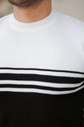 Erkek çizgili Kısa Kollu T-shirt resmi